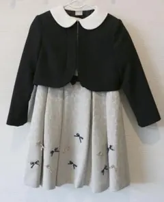 petit mainプティマイン ワンピース　卒園式　入学式　フォーマル　120