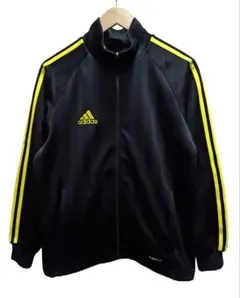 00s adidas パフォーマンスロゴ トラックジャケット 黒黄色