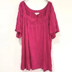 ★ Time and Tru インポート スクエアネック カットソー 3XL