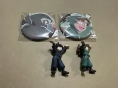 忍たま乱太郎 ペンおき 缶バッジ　善法寺伊作　土井半助　雑渡昆奈門