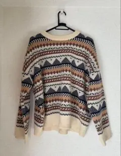 【DAZY】アイボリー長袖ニットXL