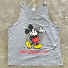 Disney ディズニー ミッキー タンクトップ ノースリーブ 2XL Tシャツのサムネイル