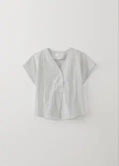 即日配送ohotoro Curve String Blouse（gray）のサムネイル
