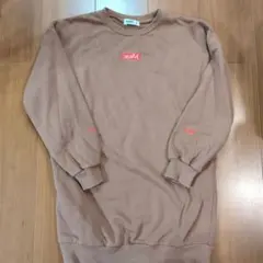 X-girl トレーナーワンピース 140cm