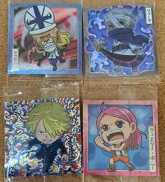 ワンピース大海賊シールウエハース 4枚セット