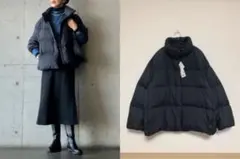 新品 ユニクロ UNIQLO XL ブラック パウダーソフトダウンジャケット