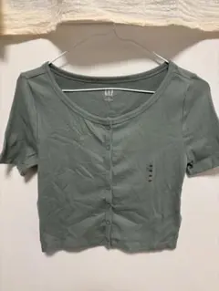 GAP リブ フロントボタン 半袖カットソー XSのサムネイル