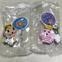 たまごっち　ガチャ　ドットフィギュアチャーム くりてん　まるてん2個セット