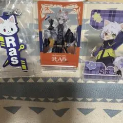 Crazy RaccoonRas ラバーキーホルダー&クリアカードセット