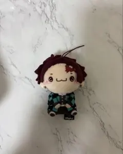 鬼滅の刃　竈門炭治郎　もちぴこマスコット ぬいぐるみ