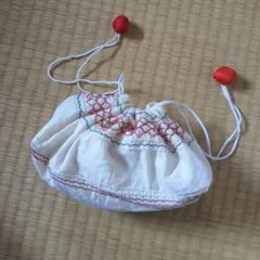 クリスマス前SALE！刺繍入り布製巾着袋