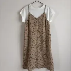 GUキャミソールワンピース 130