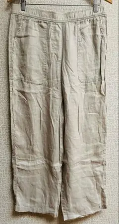 ZARA ザラ　リネン100% イージーパンツ L