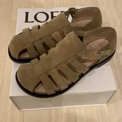 ロエベ LOEWE CAMPO SANDAL カンポ サンダル　ベージュ　42のサムネイル