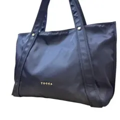 新品 TOCCA T-INCONTRO TOTE L ネイビー A4 通勤 - メルカリ