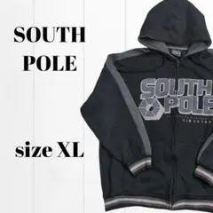 ◎美品！ SOUTH POLE　サウスポール　フルジップパーカー　XL　グレーのサムネイル