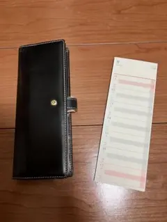 ホワイトハウスコックス手帳カバー（黒）