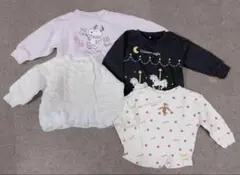 ベビー服 トレーナー トップス 4点セット