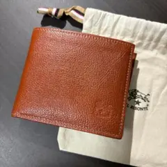 イルビゾンテ　新品未使用　二つ折りミニ財布　現行品 イルビゾンテ 二つ折り 財布 レザー ミニ財布 コインケース ロゴ