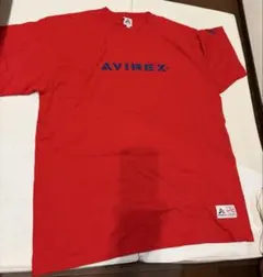 AVIREX Tシャツ レッド XL