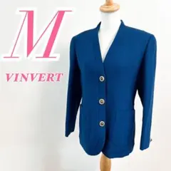 VINVERT バンベール ヴィンテージジャケット M ブルー 肩パッドあり