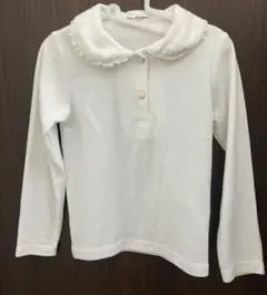 スムース長袖ブラウス 120 かぶりタイプ