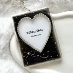 【h-5208】トレカキーホルダー カードケース 硬質 レジン デコ