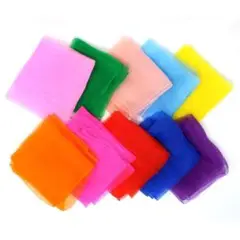 カラフルシフォン布 10枚セット