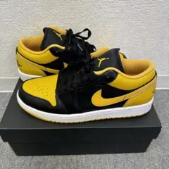 ナイキ エアジョーダン1 ロー イエローオークル