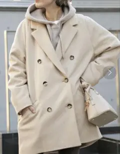 Deuxieme Classe Short Double コート ベージュ