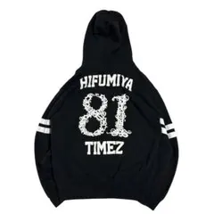 一二三屋 HIFUMIYA 81 TIMEZ ジップアップパーカー Lのサムネイル