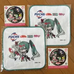 初音ミク（レーシングミク）ステッカー2枚、ハンドタオル2枚セット