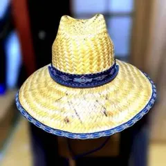 BILLABONG 麦わら帽子 つば広ストローハット　サーフィン