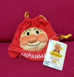 アンパンマン　ぬいぐるみ巾着