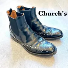 定価214,500円 Church's スタッズ　サイドゴアブーツ 35.5