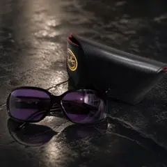 Ray-Ban サングラス RB2146 紫レンズ ビッグロゴ ケース付