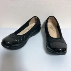 【極美品✨️】RakkuRakku 空飛ぶパンプス キルティング 軽量 24cm