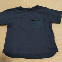 COMME CA ISM ネイビー Tシャツ 100cm