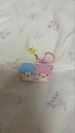 リトルツインスターズ ミラー付きキーホルダー