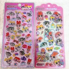 パワーパフガールズ シール 2枚セット カミオジャパン