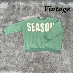 Vintage ヴィンテージ トレーナー 裏起毛 カジュアル フロントロゴ
