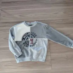 TOMMY HILFIGER トレーナー 128サイズ グレー/ホワイト