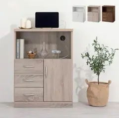 木製キャビネット 北欧 ナチュラル 新品未使用 完成品 木目 楽天購入