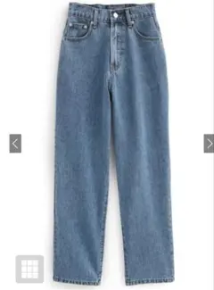 デニムワイドパンツ デニム
