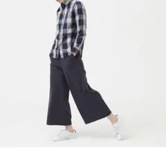 撥水　ワイドパンツ AIGLE ネイビー
