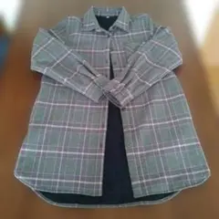 Cecile　チュニックチェックシャツ