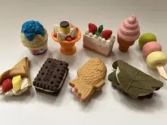おもしろ消しゴム　食べ物　９個まとめ売り