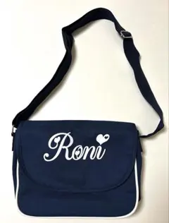 新品未使用　RONI ショルダーバッグ ネイビー　Roniのサムネイル
