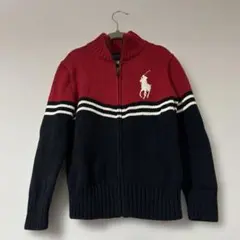 POLOLALPHLAURENポロラルフローレンニットセータートップスジッパー