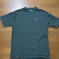 KOOKYN グリーンオレンジストライプ Tシャツ☆